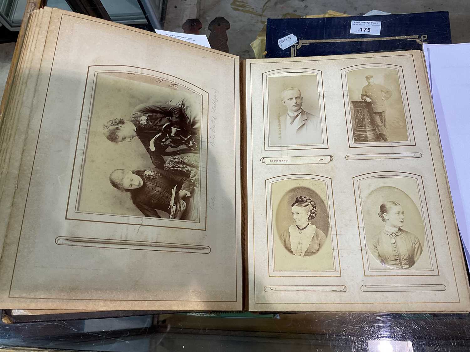 A Victorian photograph album, containing approximately one hundred photographs, mainly people and - Bild 19 aus 26