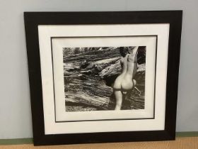 † JOHN SWANNELL; signed limited edition black and white photographic print, 'Naked Landscape Plate