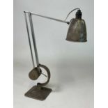 HADRILL & HORSTMANN; a mid 20th century counterbalance lamp.