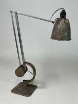 HADRILL & HORSTMANN; a mid 20th century counterbalance lamp.