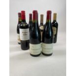 RED WINE; nine bottles including two bottles of Crozes Hermitage 2006, Alain Graillot, Rioja, Cote