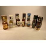 WHISKY; six bottles of whisky, The Glenlivet Founder's Reserve Single Malt, Arberlour Highland