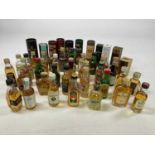 WHISKY; a collection of whisky miniatures.