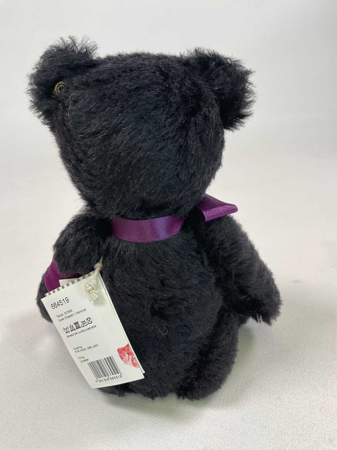 STEIFF; two boxed commemorative Teddy bear, The Queen Elizabeth II Memorial black bear 664519, - Image 4 of 6