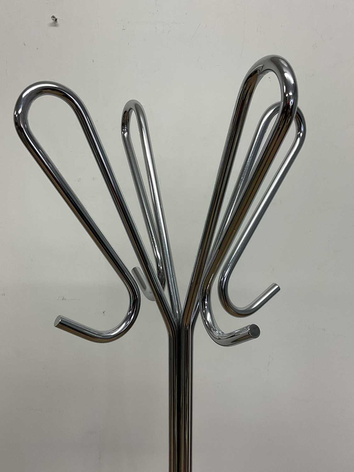HABITAT; a late 20th century Gustave model chrome standing hat and coat stand, height 168cm. - Image 3 of 3