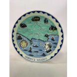 POOLE; a Hardy's Wessex plate, numbered 3 of 250, diameter 41cm. Condition Report: Light crazing