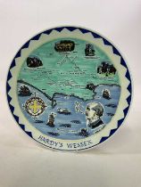 POOLE; a Hardy's Wessex plate, numbered 3 of 250, diameter 41cm. Condition Report: Light crazing