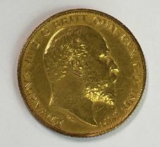 An Edward VII half sovereign, 1902