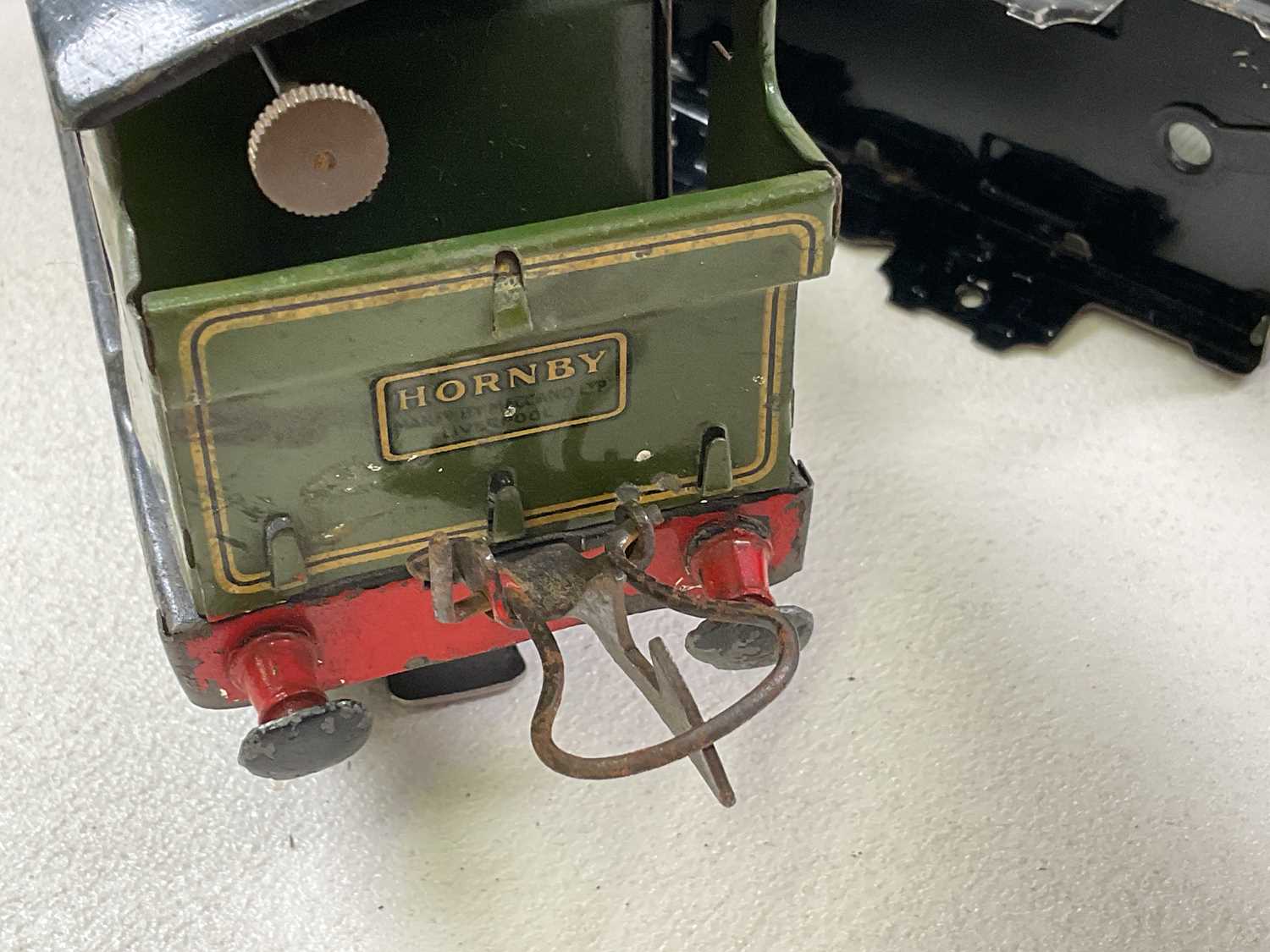 HORNBY; an O gauge train set comprising Electric LNER 460, four carriages and track contained in a - Image 3 of 6