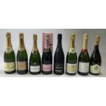 CHAMPAGNE; four bottles of Champagne comprising Bollinger Special Cuvee, Moet & Chandon Rose