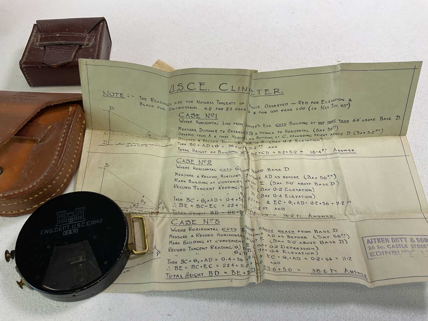 An Aircraft Altimeter and engineers' items, including an RAF service book, a United States Corps - Image 6 of 7