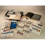 A large collection of stamps and first day covers to include albums etc.