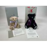 STEIFF; two boxed commemorative Teddy bear, The Queen Elizabeth II Memorial black bear 664519,