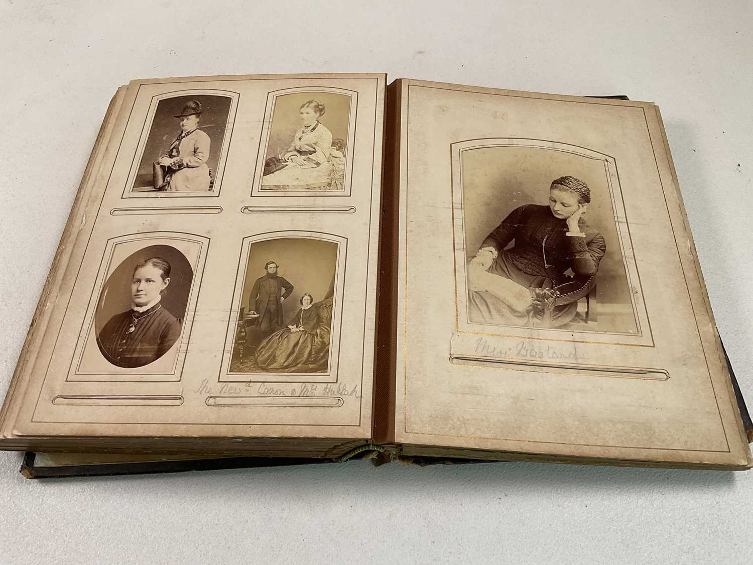 A Victorian photograph album, containing approximately one hundred photographs, mainly people and - Bild 6 aus 26