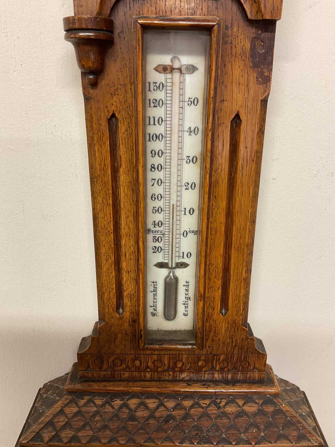 A Gray and Shelby Barometer; height 80 cm. - Image 3 of 3