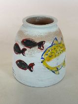 † SIMEON STAFFORD; a vase handpainted by the artist, signed and further signed and dated 20/5/3 to