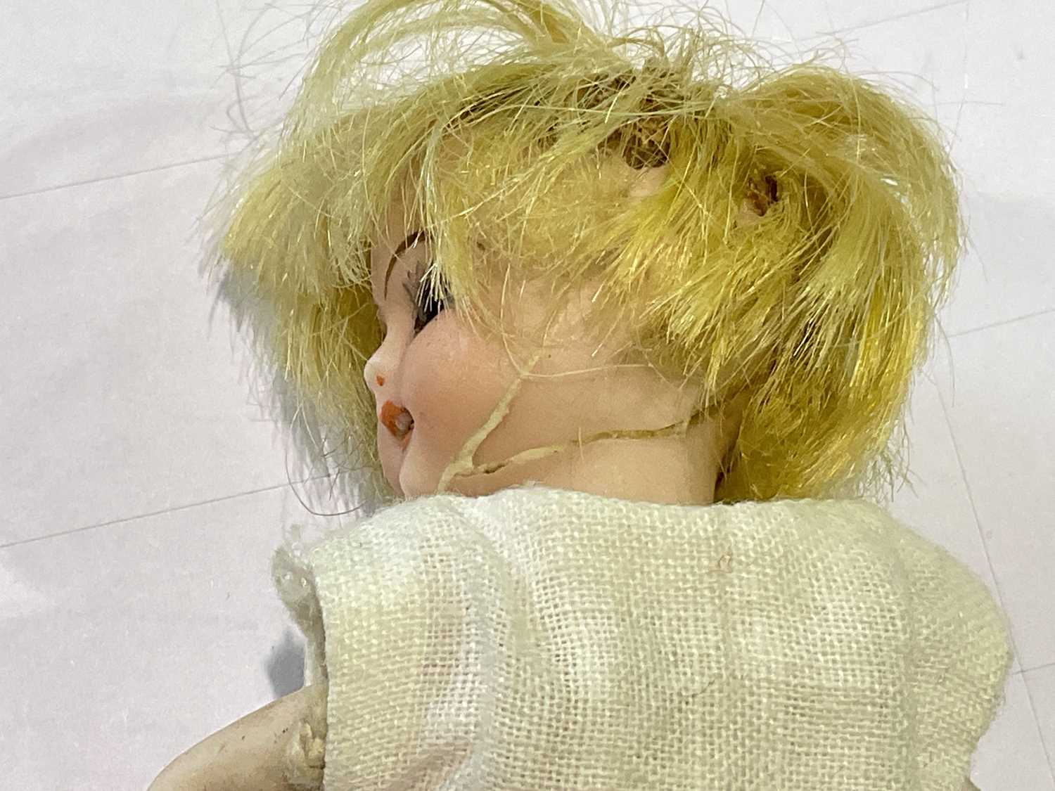 HEUBACH KOPPLESDORF; a bisque headed doll with composite body, impressed 300.6 on neck, dressed in - Image 12 of 12