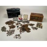 A quantity of coins, mainly British mid/late 20th century, a number of commemorative crowns and a