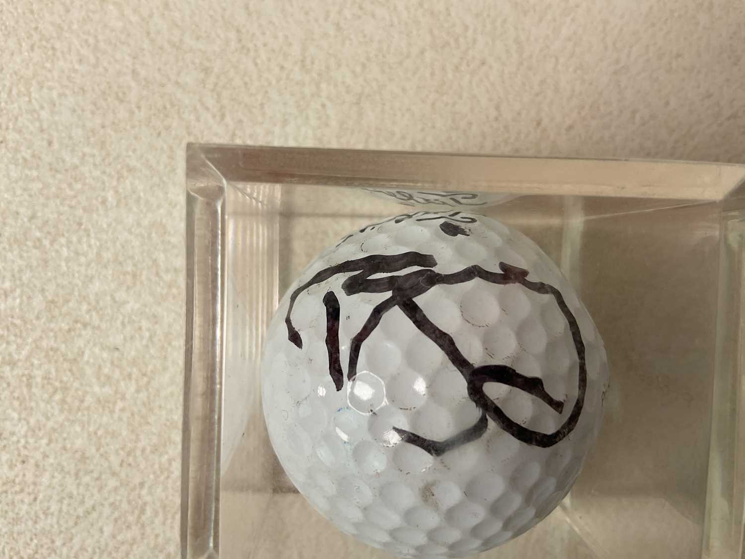 RYDER CUP LEGENDS; three golf balls signed by Thomas Bjorn, Darren Clarke and Paul McGinley, each in - Image 3 of 4