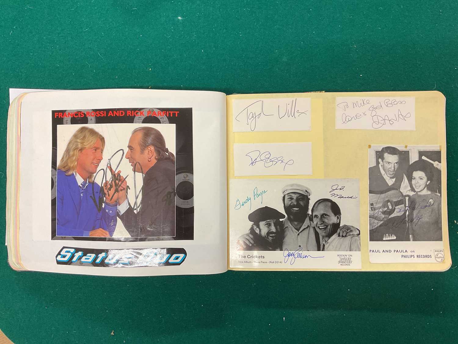 The quite extraordinary album of autographs collected by Mike Ormerod during his period as a DJ - Image 93 of 177