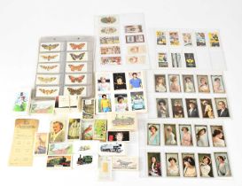 A quantity of cigarette and tea cards, to include nursery rhymes, transport, nature, sport,