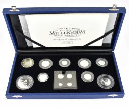 THE ROYAL MINT; a 'The Queen's 80th Birthday Collection: A Celebration in Silver' thirteen-coin set,