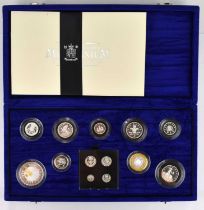 THE ROYAL MINT; 'The United Kingdom Millennium Silver Collection' comprising thirteen silver coins