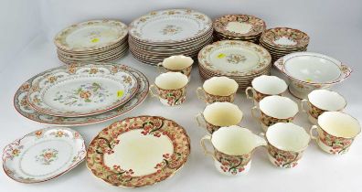 Two Victorian part dinner and tea services to include Corona Ware (Hancock & Sons) 'Tokyo' pattern