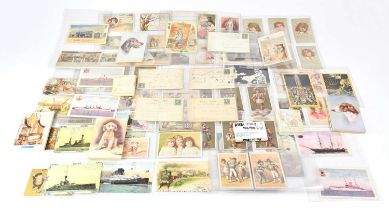 A good collection of postcards and greetings cards, to include dogs, Royal, birthday cards, etc,