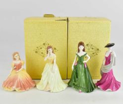 COALPORT; three figurines from the Debutantes range, comprising 'Poppy', 'Beth' and 'Lauren',