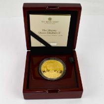 THE ROYAL MINT; a 'Her Majesty Queen Elizabeth II 2022 UK 2 Ounce Gold Proof Coin Denomination £200,