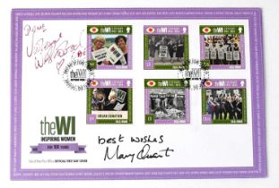 A first day cover commemorating the WI centenary 1915-2015, bearing the signatures of Vivienne