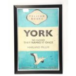 † HARLAND MILLER; offset lithograph, 'York: So Good They Named it Once' for York Art Gallery 14th
