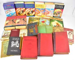 Various modern and vintage children's books to include Harry Potter, two 'Goblet of Fire', two '