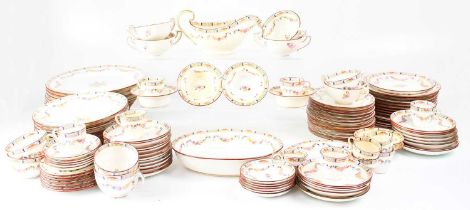 MINTONS; a good quantity of A4807 pattern tableware comprising large plates, side plates, cups,