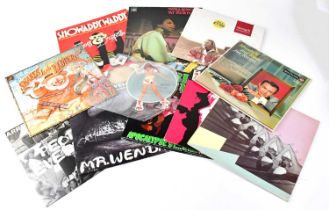 A quantity of vinyl LPs to include David Bowie, PIL (Public Image Ltd), Sex Pistols, Madness, The