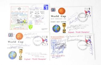 ENGLAND WORLD CUP TEAM 1966; a collection of first day covers bearing the signatures of the '66