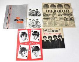 THE BEATLES; a 'Four Aces' UK Tour programme, a 'The Beatles Show' programme, also featuring Mary