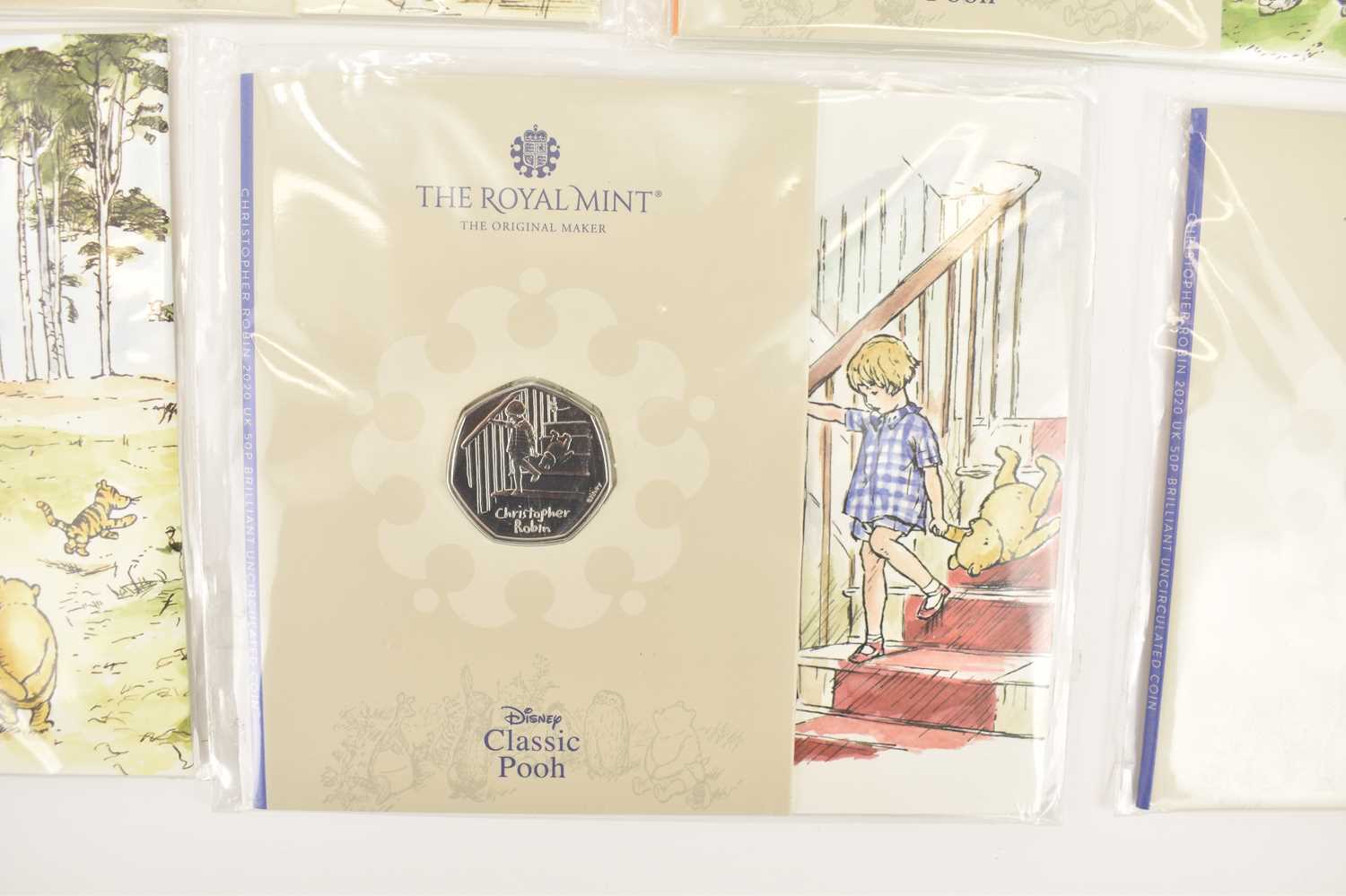 THE ROYAL MINT; 'Disney Winnie-the-Pooh Ninety-five Years' and 'Classic Pooh' twelve UK 50p - Image 2 of 7