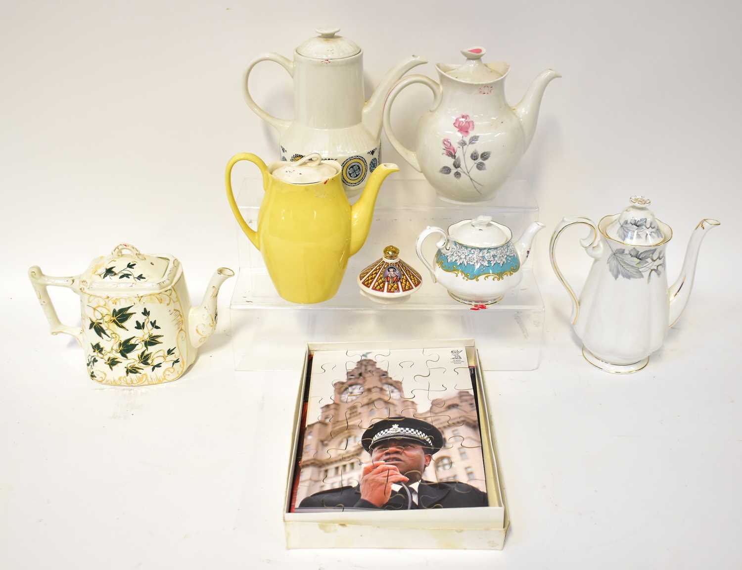 A quantity of decorative teapots including Royal Albert 'Silver Maple', Ironstone Broadhurst - Image 2 of 2