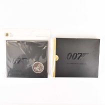 THE ROYAL MINT; 'James Bond Collection 007' comprising a £5 brilliant uncirculated coin and a