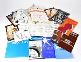 A large collection of theatre programmes, mainly from the 1970s, 80s and later, to include