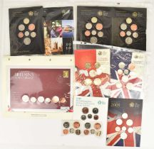 ROYAL MINT; various coin sets comprising 'Emblems of Britain', 'Royal Shield of Arms', '