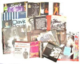 DAVID BOWIE; 12" single 'Scary Monsters' made in Germany, LP 'Rare Tracks', 'Stage' and 'The Best of