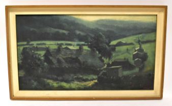 † J. MCCOMB (20th century); oil on board, 'September Morn on Werneth Low', signed and dated '64'