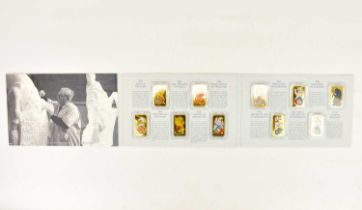 THE ROYAL MINT; 'The Queen's Beasts' ten ingot collection, attached to presentation folder with