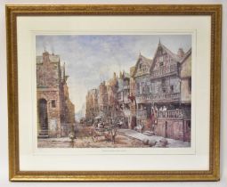AFTER LOUISE RAYNER (1829-1924); a limited edition colour lithographic print, 'Watergate Street
