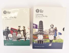 THE ROYAL MINT; 'Celebrating Fifty Years of the Fifty Pence Coin British Military Set', and a '