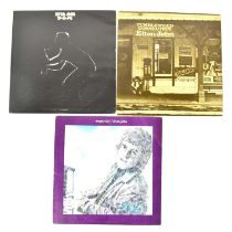 ELTON JOHN; three LPs comprising 'Empty Sky' gatefold sleeve, 'Tumbleweed Connection' gatefold