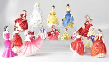 ROYAL DOULTON; sixteen figures of ladies, comprising limited edition HN3061 'Hope', HN1908 '